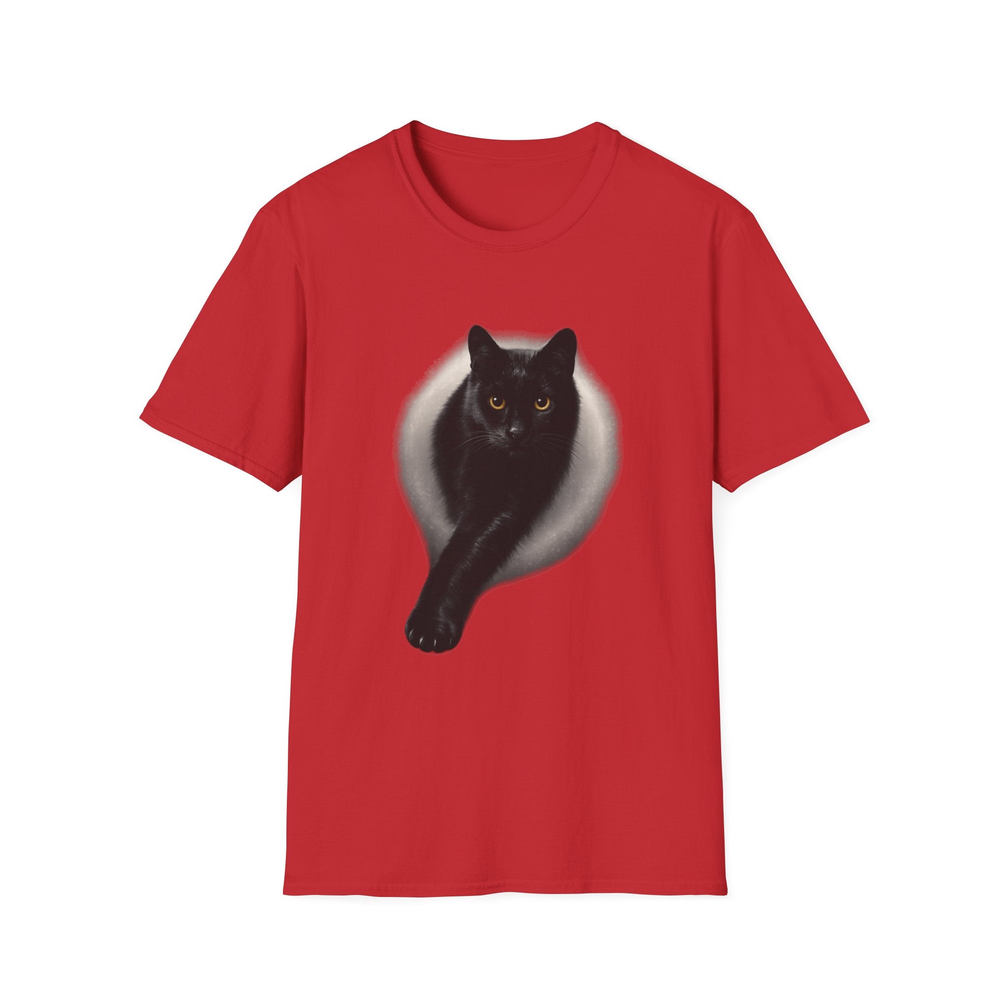 Golden Eyes Black Cat T-Shirt | Unique Cat Lover Gift