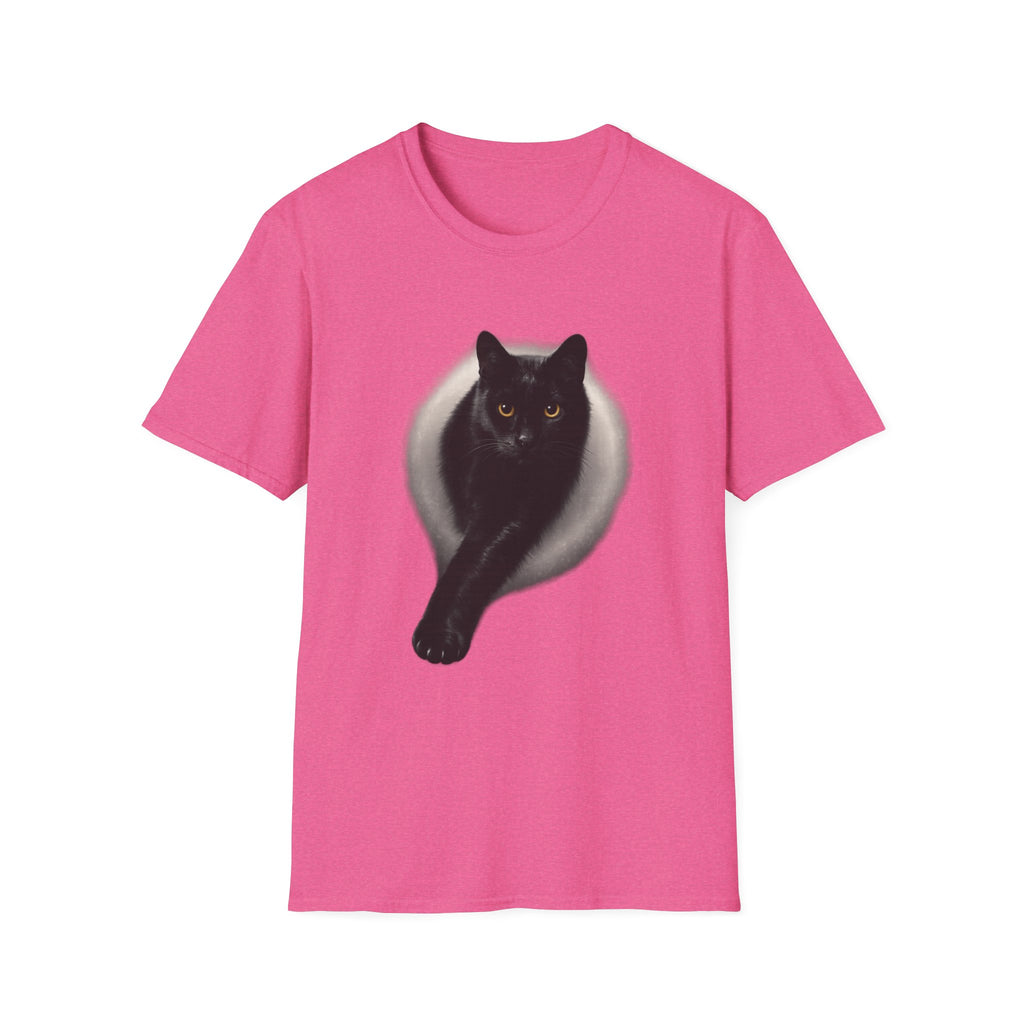 Golden Eyes Black Cat T-Shirt | Unique Cat Lover Gift