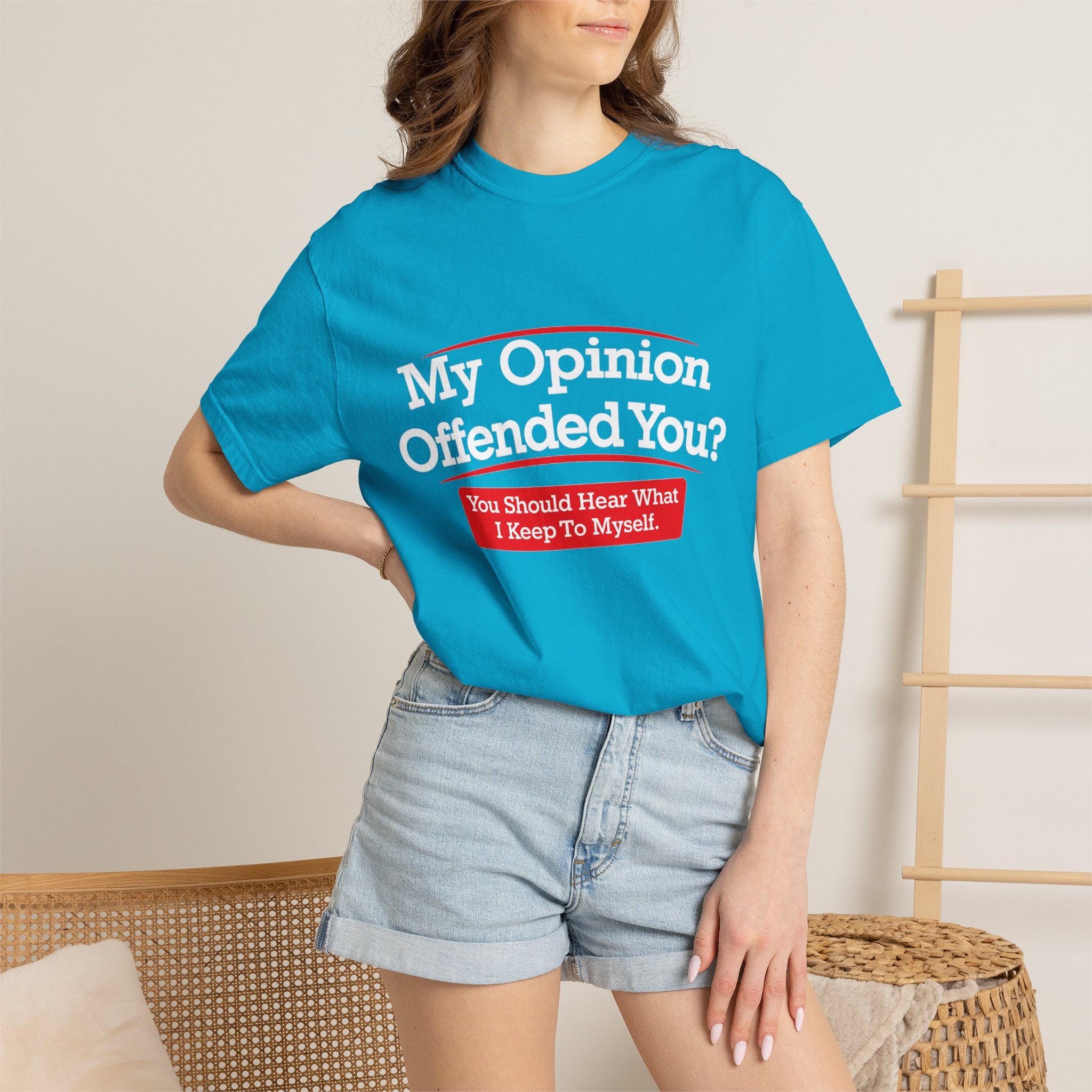 My Opinion Offended You? Graphic T-Shirt — Funny Sarcastic Quote Tee