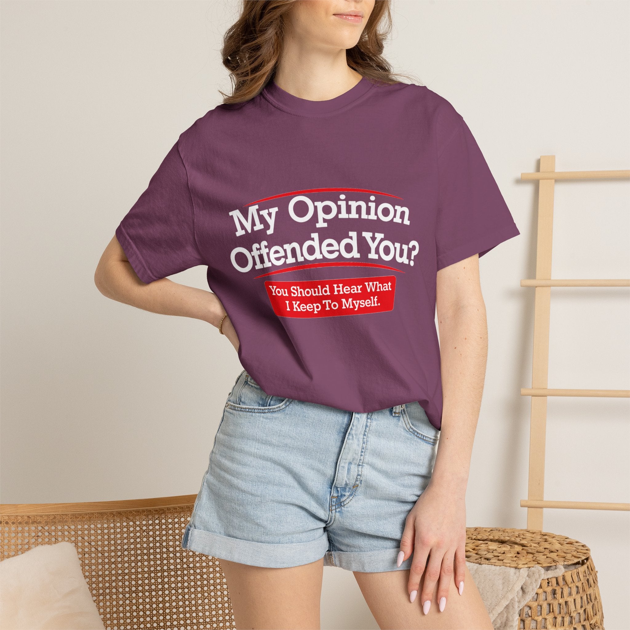 My Opinion Offended You? Graphic T-Shirt — Funny Sarcastic Quote Tee