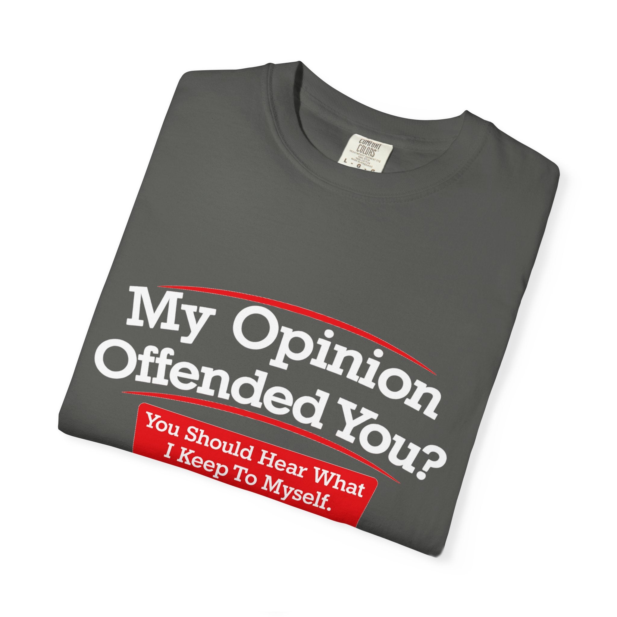 My Opinion Offended You? Graphic T-Shirt — Funny Sarcastic Quote Tee