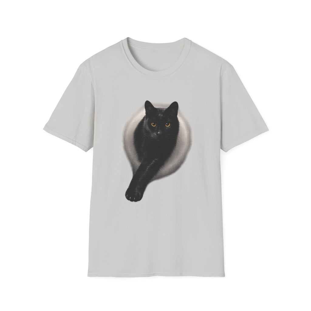 Golden Eyes Black Cat T-Shirt | Unique Cat Lover Gift