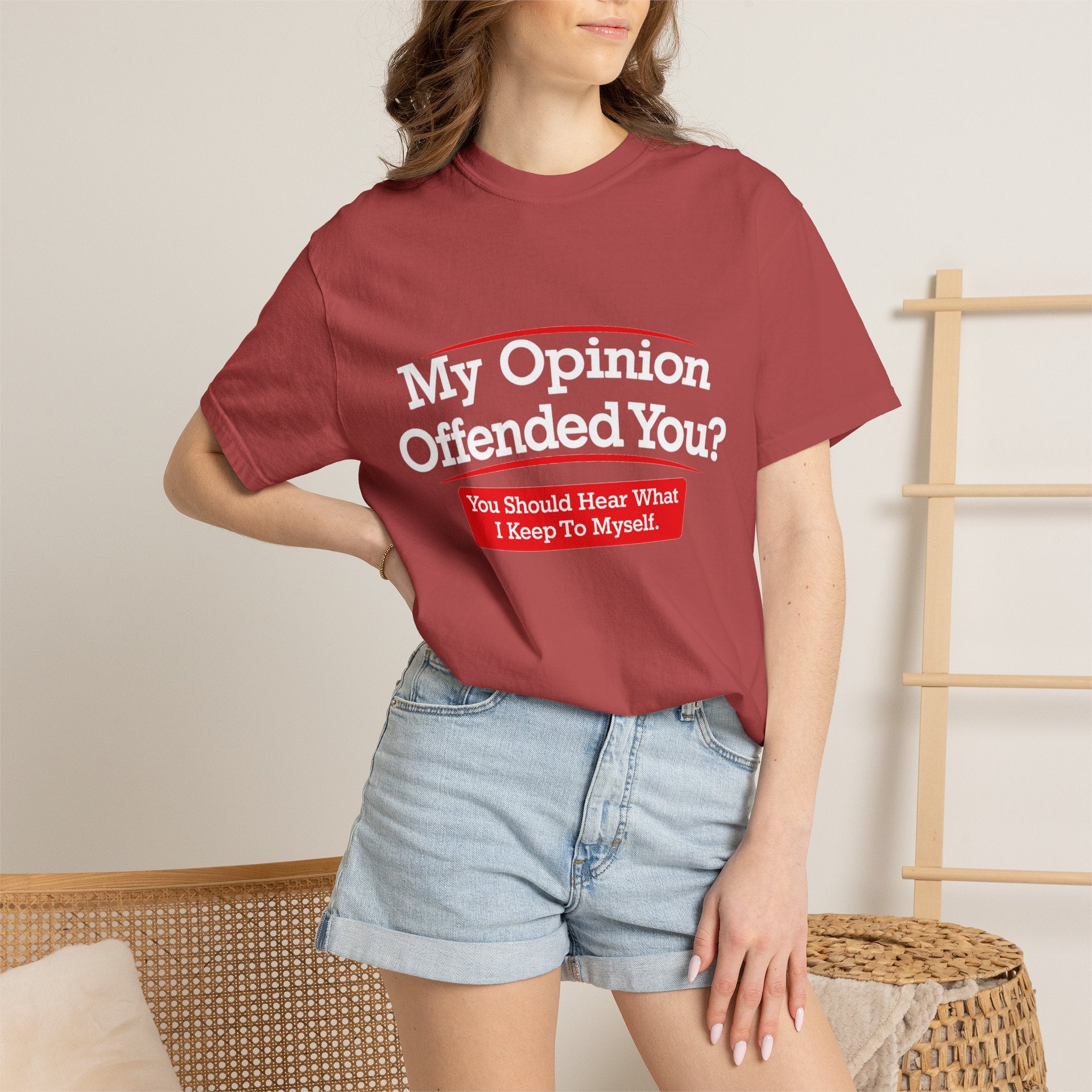 My Opinion Offended You? Graphic T-Shirt — Funny Sarcastic Quote Tee