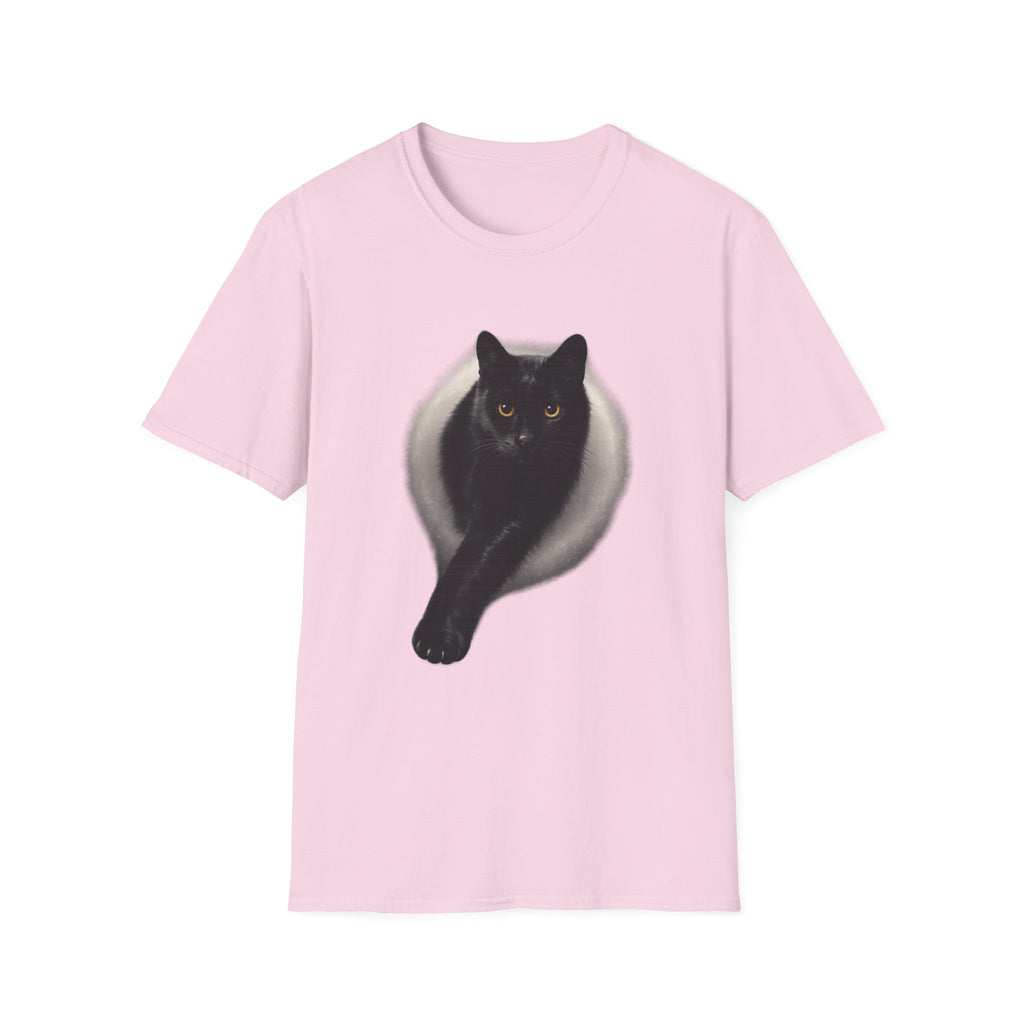 Golden Eyes Black Cat T-Shirt | Unique Cat Lover Gift