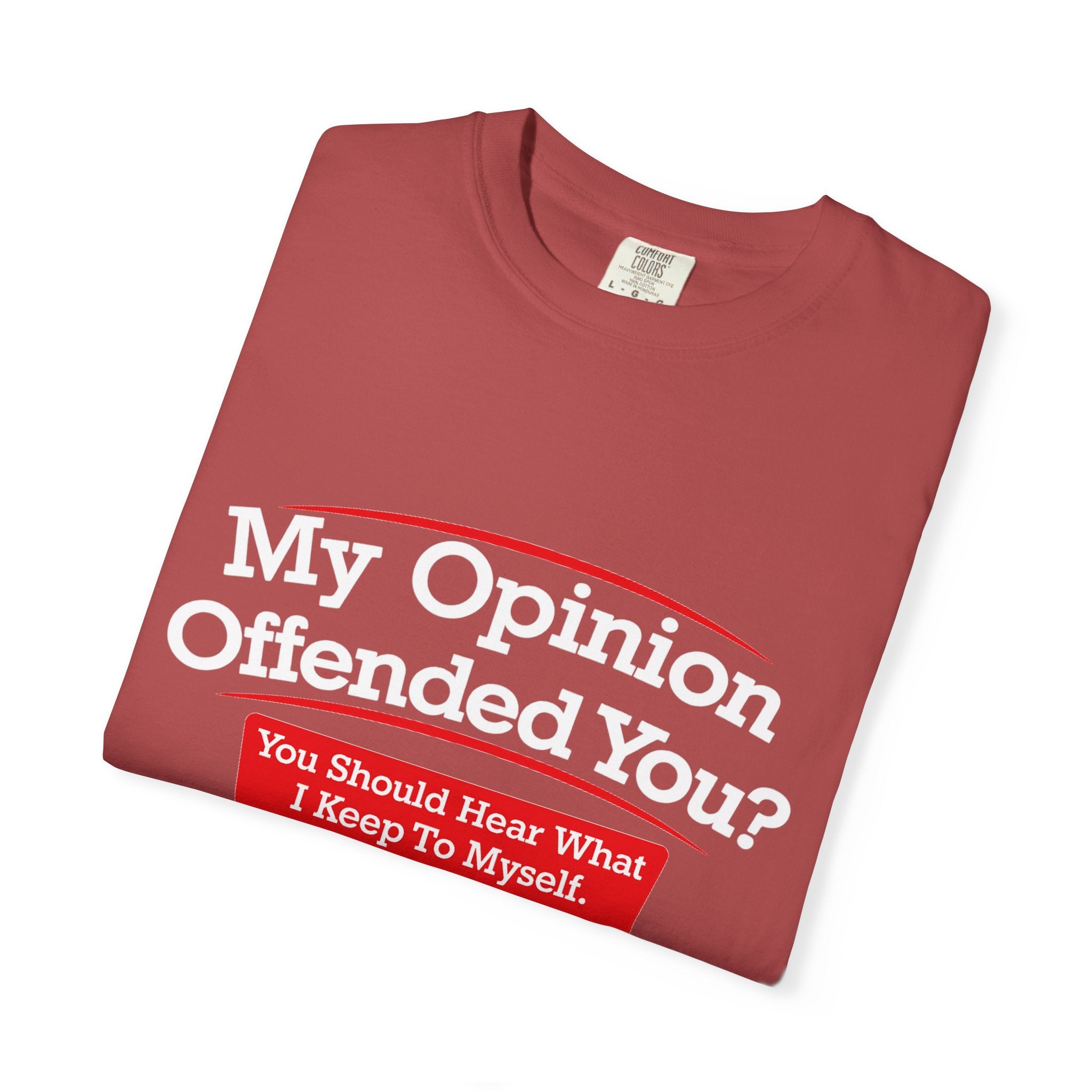 My Opinion Offended You? Graphic T-Shirt — Funny Sarcastic Quote Tee