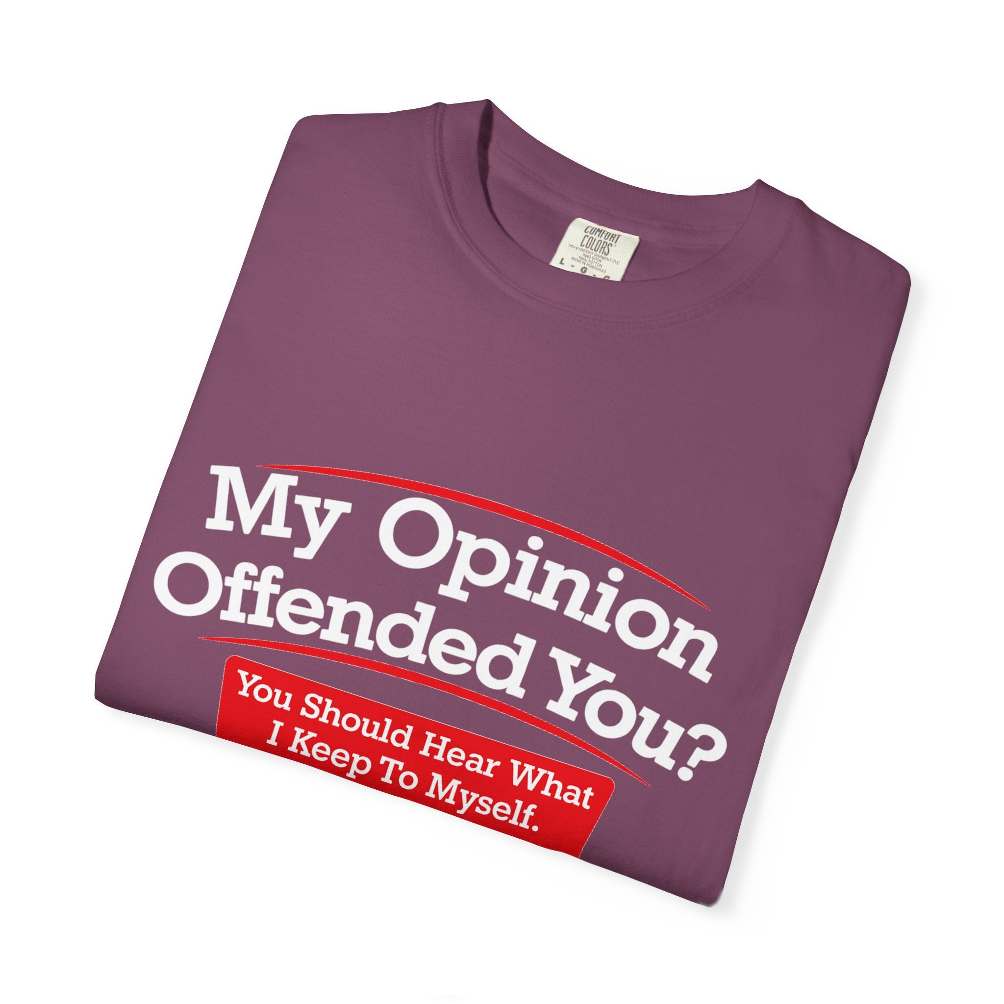 My Opinion Offended You? Graphic T-Shirt — Funny Sarcastic Quote Tee