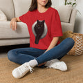 Golden Eyes Black Cat T-Shirt | Unique Cat Lover Gift
