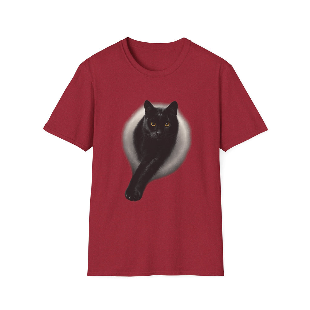 Golden Eyes Black Cat T-Shirt | Unique Cat Lover Gift