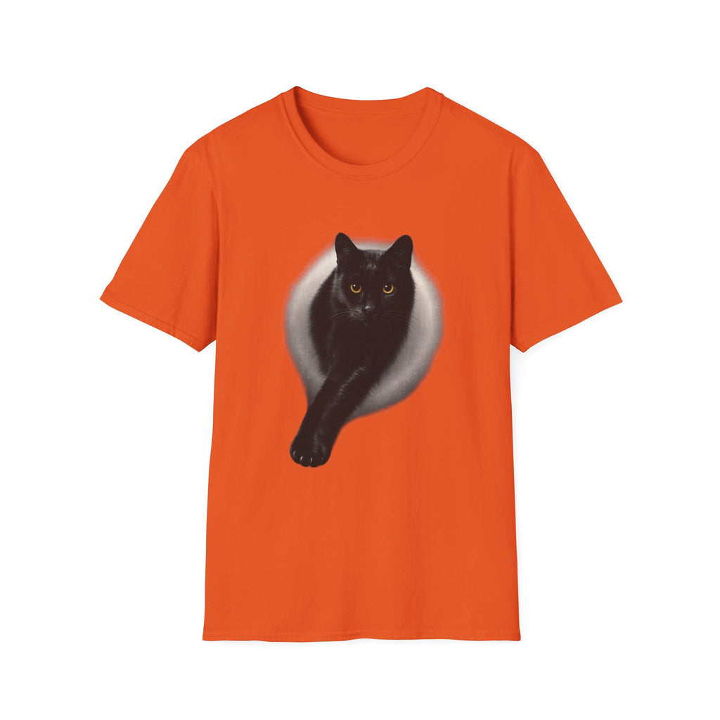 Golden Eyes Black Cat T-Shirt | Unique Cat Lover Gift