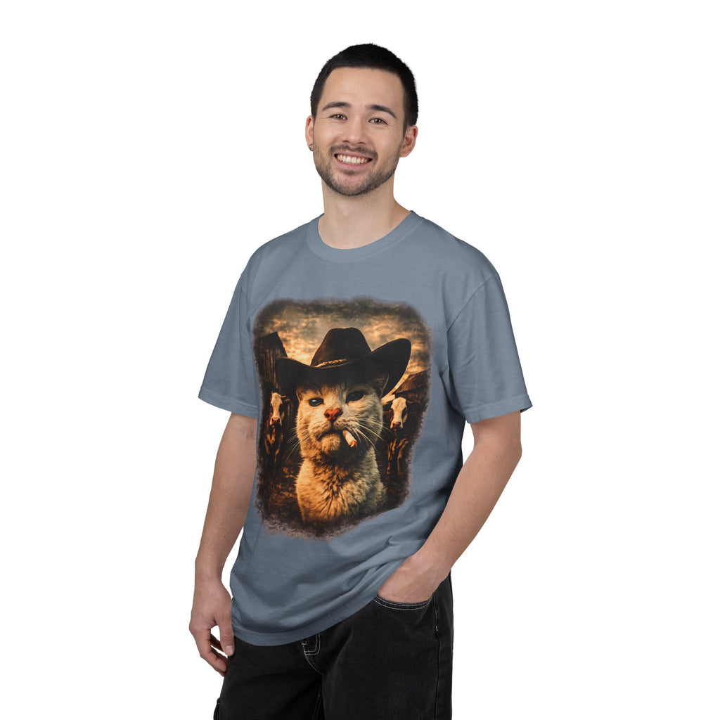 Cowboy Cat T-Shirt | Funny Western Ranch Graphic Tee