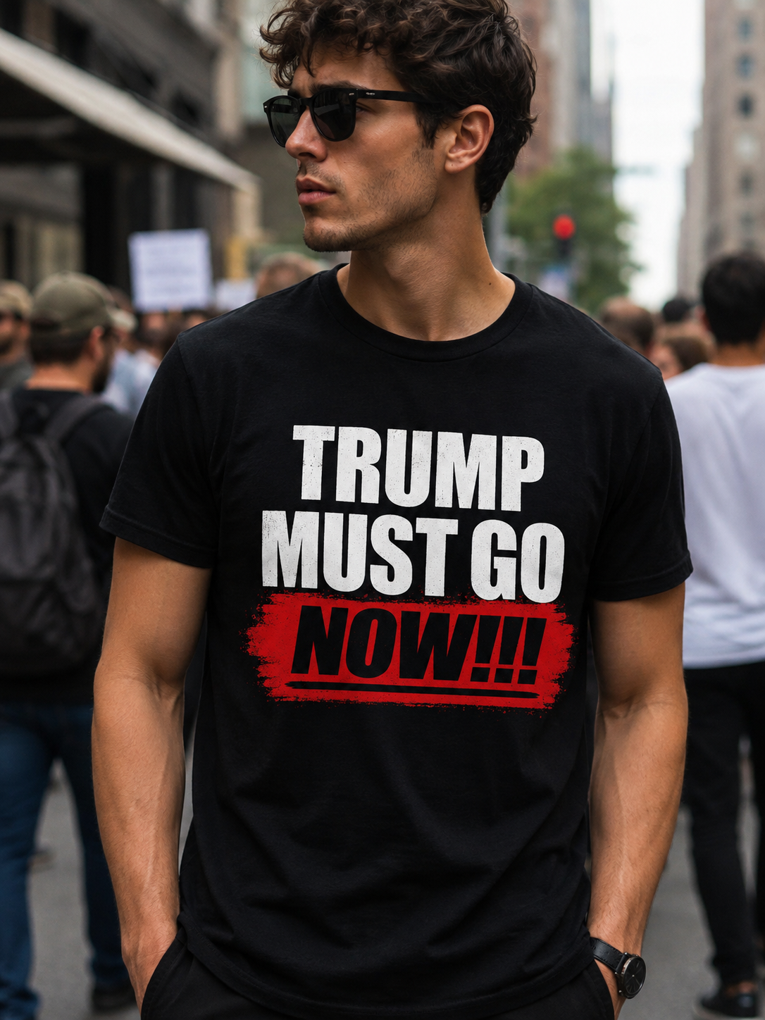 Trump Must Go Shirt, Anti Trump T Shirt, Political Protest Shirt, Protest Tee, Political Graphic Tee, Anti Trump Gift, Election Shirt, Political Statement Shirt, Activist Shirt, Resist Shirt, Political Apparel, Protest Clothing, Liberal Shirt, Political Gift, USA Politics Shirt, Vote Shirt, Protest Graphic, Political Fashion, Election Tee, Statement Tee